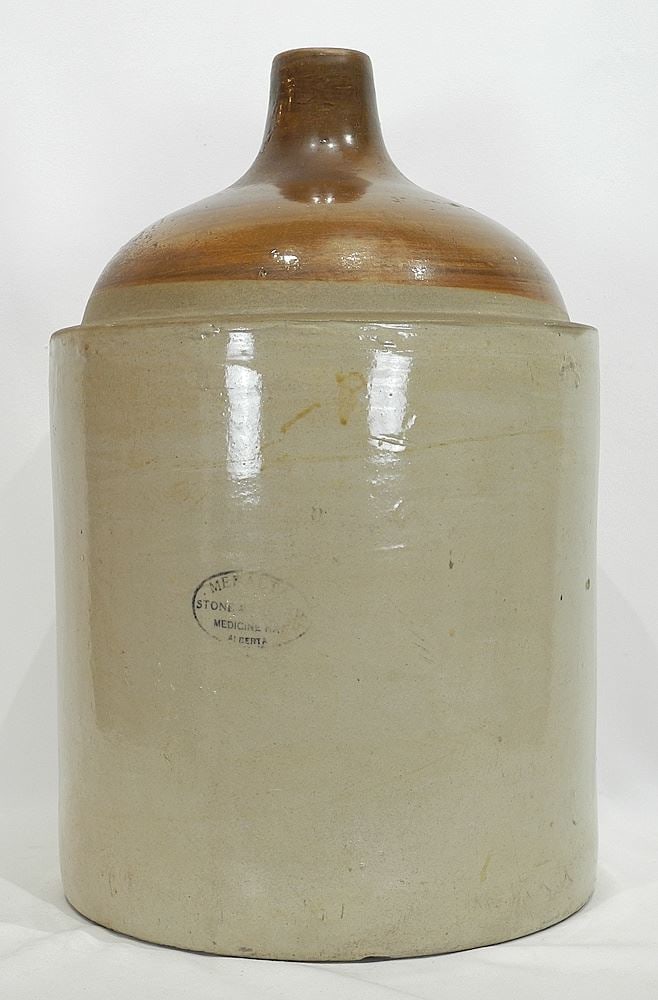 Medalta 5 Gallon Stoneware Jug, 20"h: Medalta 5 Gallon Stoneware Jug, 20"h
