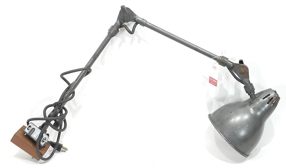 Fostonia Ohio Articulated Industrial Lamp Approximately 30"h Variable.: Fostonia Ohio Articulated Industrial Lamp Approximately 30"h Variable.