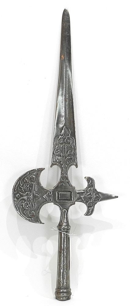 Replica Halberd, Acquired Camden Passage London 1964, 23 1/2"L. (1 of 3)