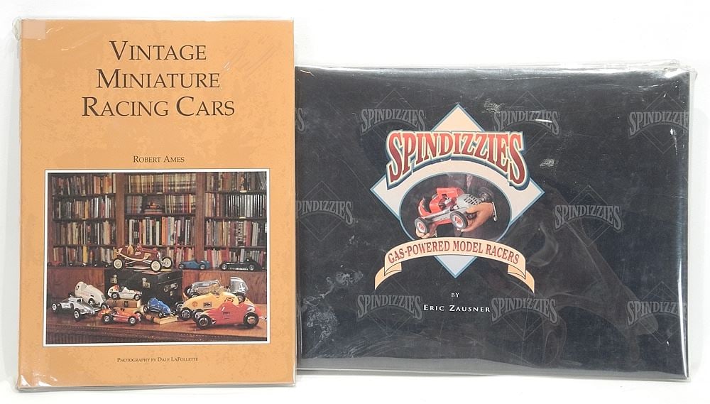 Two Gas Powered Model Race Car Books: "Spindizzies" & "Vintage Miniature Racing Cars". (1 of 1)