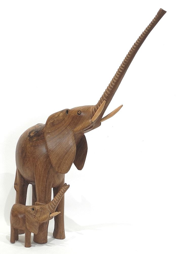 Elephant Sculpture Acquired in South Africa.: Elephant Sculpture Acquired in South Africa.