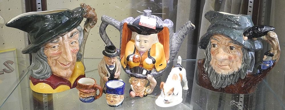 Collection of Royal Doulton & Other Character Toby Jugs & Figures, 7 1/4 "h. (1 of 1)