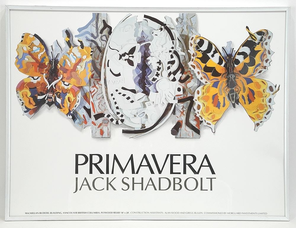 Exhibition Poster "Primavera Jack Shadbolt", 17 1/2 x 23 1/2". (1 of 3)