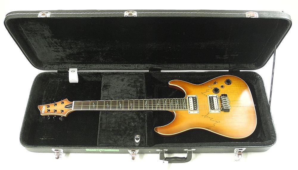 Schecter Diamond Series Maple Guitar C-1 Exotic IW 2002 0507 with Hard Case. (1 of 6)