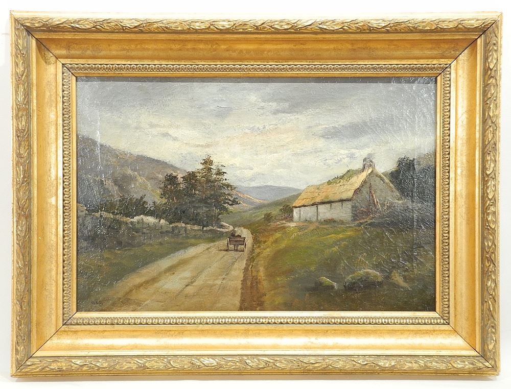 Oil on Canvas Monogrammed WHD (William H.Donaldson), 16 x 24", "Scottish Landscape". (1 of 5)