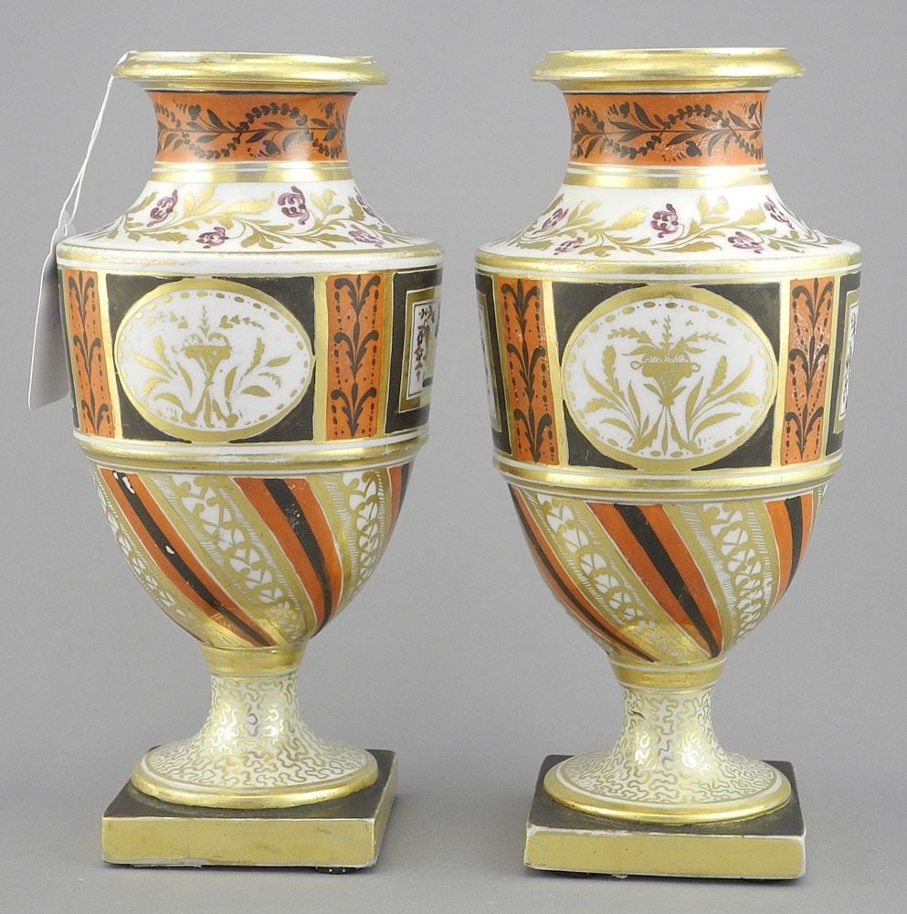 Two Early 19th C. Continental Vases. (1 of 2)