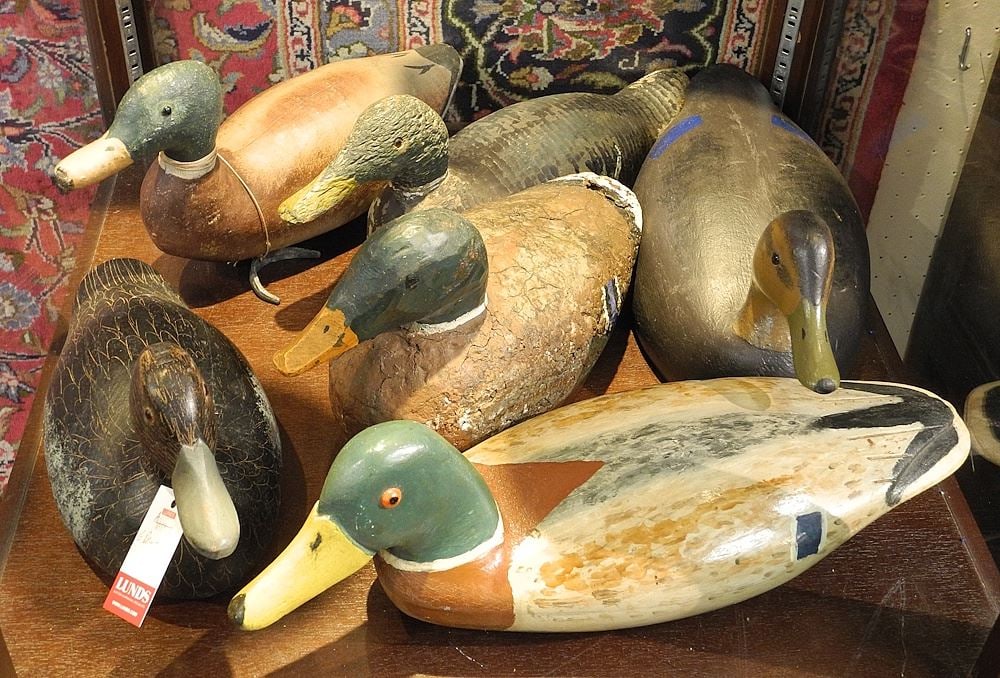 Six Working Duck Decoys. (1 of 1)