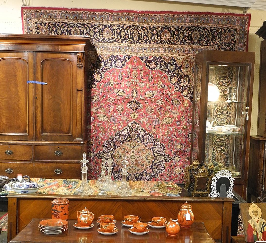 Kashmar Carpet Approximately 9'8" x 12'8". (1357) (1 of 3)