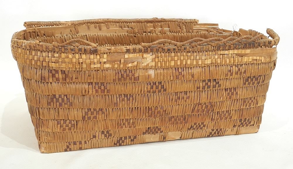 Salish Basket (damage noted), 17 3/4"w. (1 of 3)