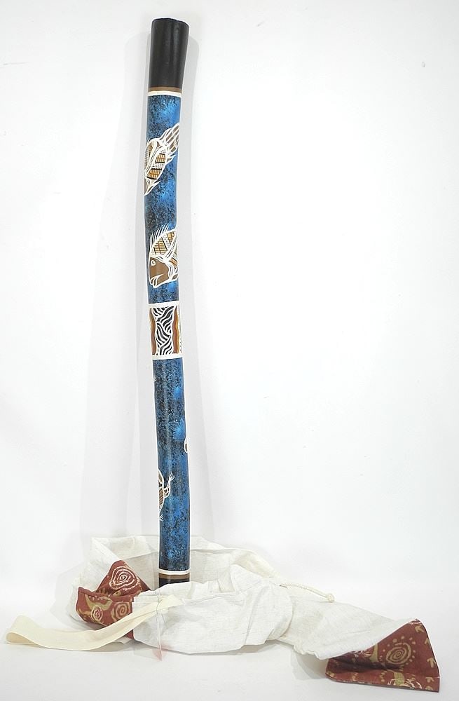 Australian Didgeridoo (44 1/2"L) with Carry Pouch. (1 of 3)