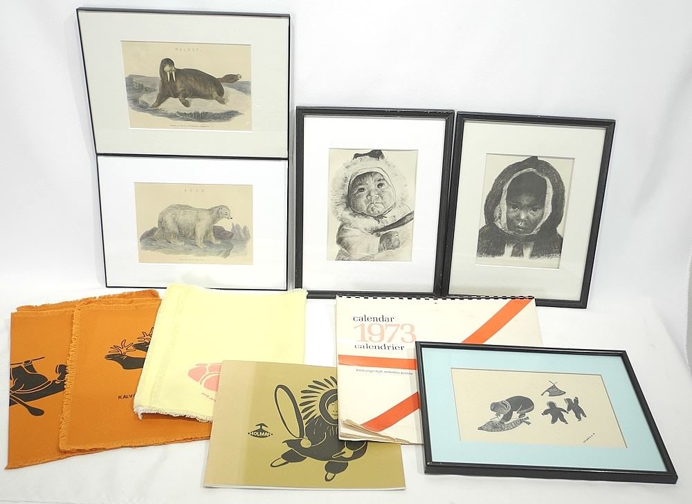 Collection of Inuit & Northern Textile & Graphic Art. (1 of 3)