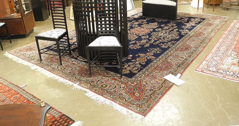 Hand Knotted Persian Carpet Approximately 9'2" x14'5", SIGNED. (1 of 6)