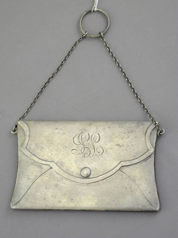 Hallmarked Silver Purse, 4 1/8"w, 63g. (1 of 3)