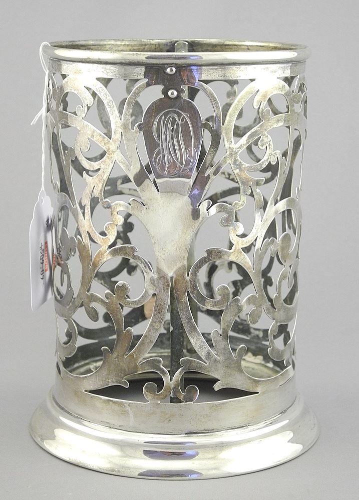 Sterling Silver Bottle Sleeve, 205g.: Sterling Silver Bottle Sleeve, 205g.