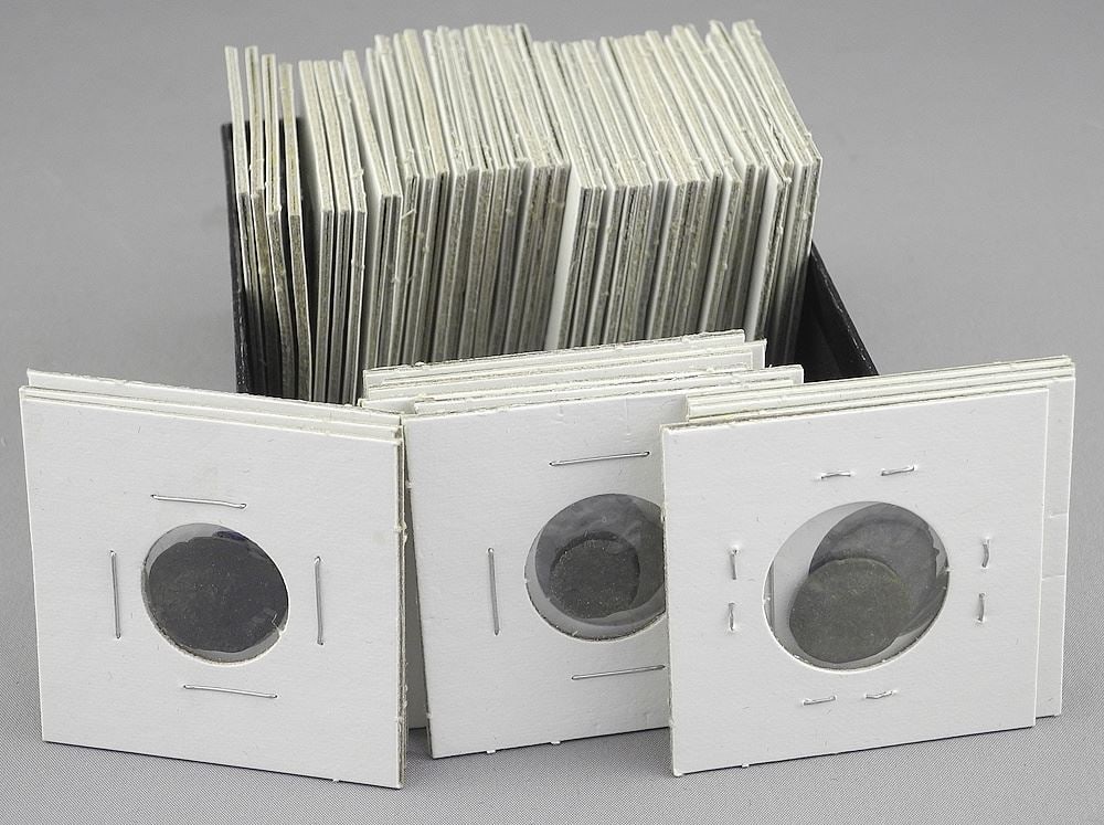 Roman Hispania 200BC to 100AD Copper Coins (50 pcs) From Archeological Site, Acquired 1970's.: Roman Hispania 200BC to 100AD Copper Coins (50 pcs) From Archeological Site, Acquired 1970's.