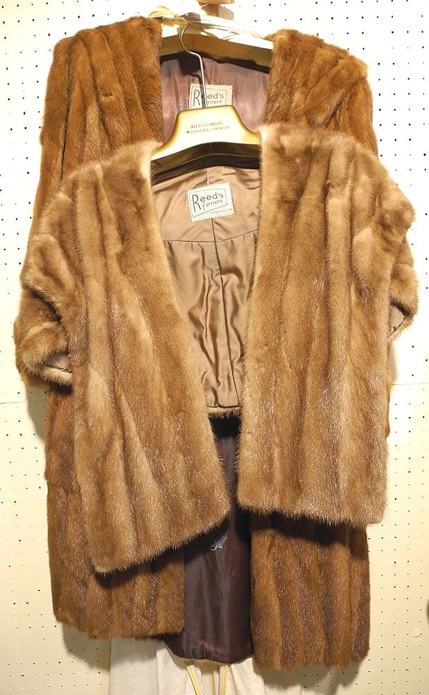 Vintage Fur Coat & Stole. (1 of 4)