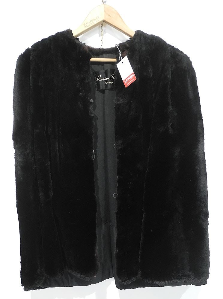 Vintage Rosin-Star Chicago Sheared Beaver Cape.: Vintage Rosin-Star Chicago Sheared Beaver Cape.