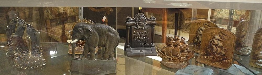 Six Pair of Vintage & Antique Copper Alloy Bookends Including Jumbo. (1 of 1)