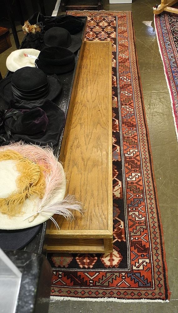 Hand Knotted Ardabil Runner Approximately 2'6" x 10'2". (1 of 3)