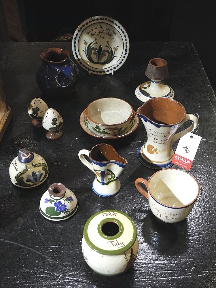 Collection of Various Torquay Pottery Wares. (1 of 1)