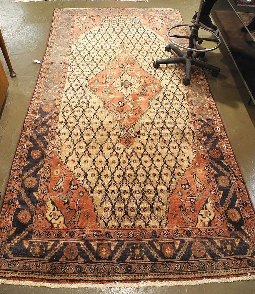 Kurdish Rug Approximately 4'10" x 10'2".: Kurdish Rug Approximately 4'10" x 10'2".