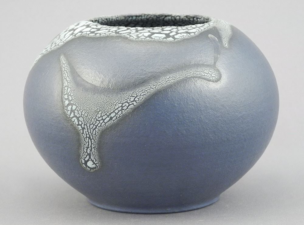 Pottery Vase signed (Mary) Fox, 3 1/4"h. (1 of 4)