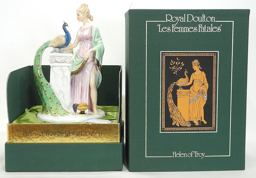 Royal Doulton Les Femmes Fatales "Helen of Troy", HN2387 with Box.: Royal Doulton Les Femmes Fatales "Helen of Troy", HN2387 with Box.
