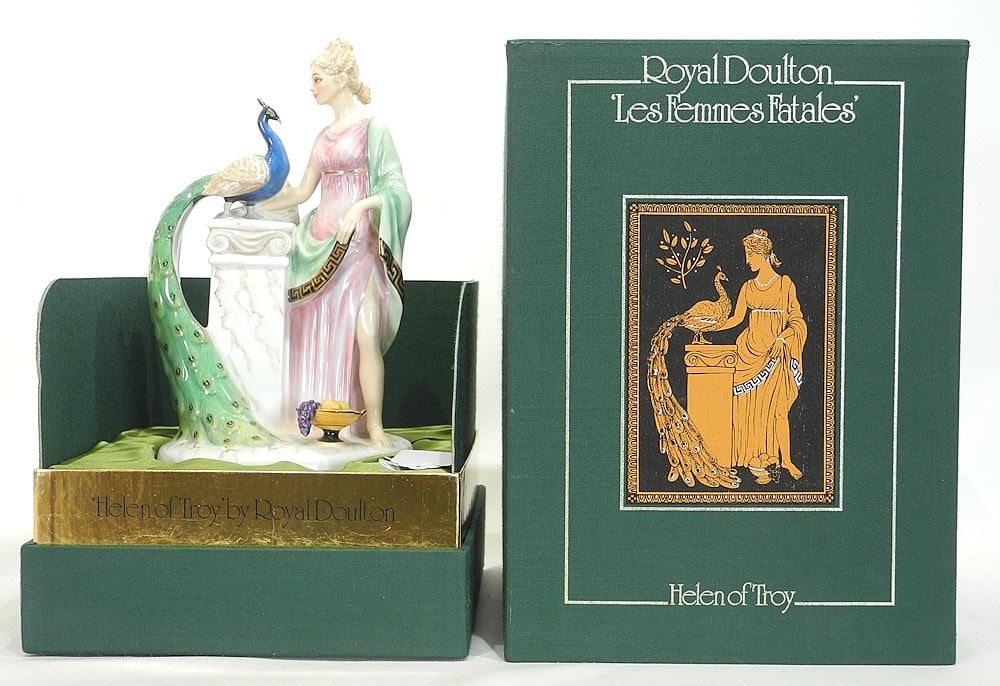 Royal Doulton Les Femmes Fatales "Helen of Troy", HN2387 with Box.: Royal Doulton Les Femmes Fatales "Helen of Troy", HN2387 with Box.