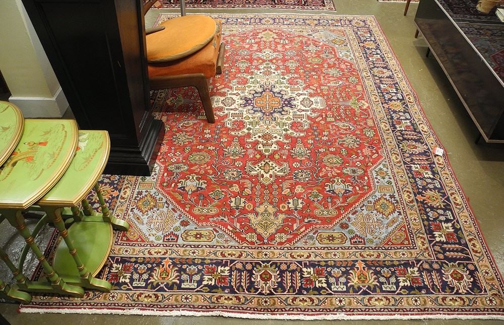 Asian Carpet Approximately 6'9" x 9'9". (1 of 3)