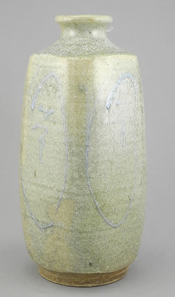 Unidentified Stoneware Vase, 10 1/2": Unidentified Stoneware Vase, 10 1/2"