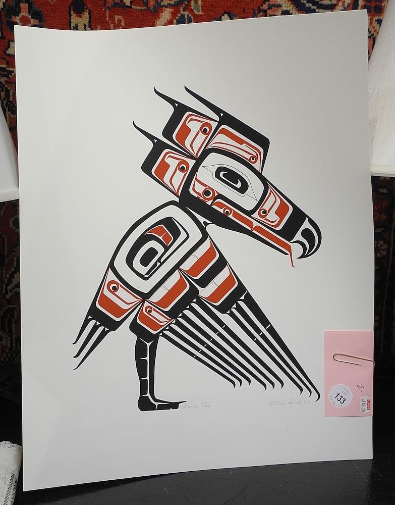 Two Serigraphs signed Patrick Amos' 76, 20 x 16 1/8", "Dancer" #64&68/80 , Unframed. (1 of 1)