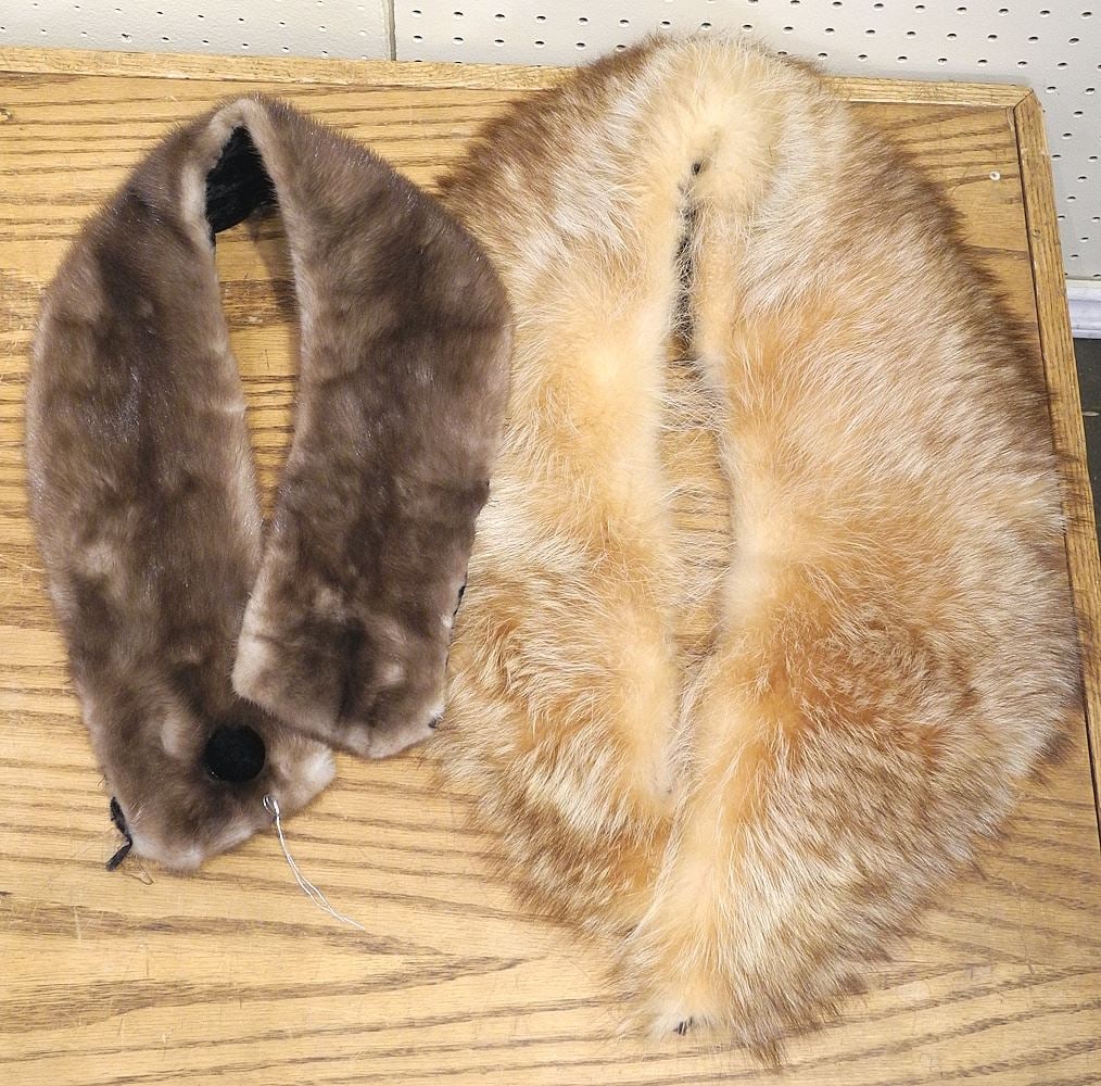 Two Fur Stoles.: Two Fur Stoles.