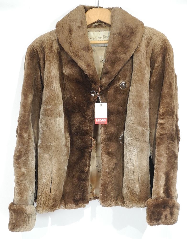 Sheared Beaver Jacket, Eatons. (1 of 3)
