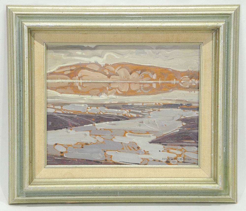 Oil on Board signed Robert Genn, 8 x 10", "July 1, 1972". (1 of 8)