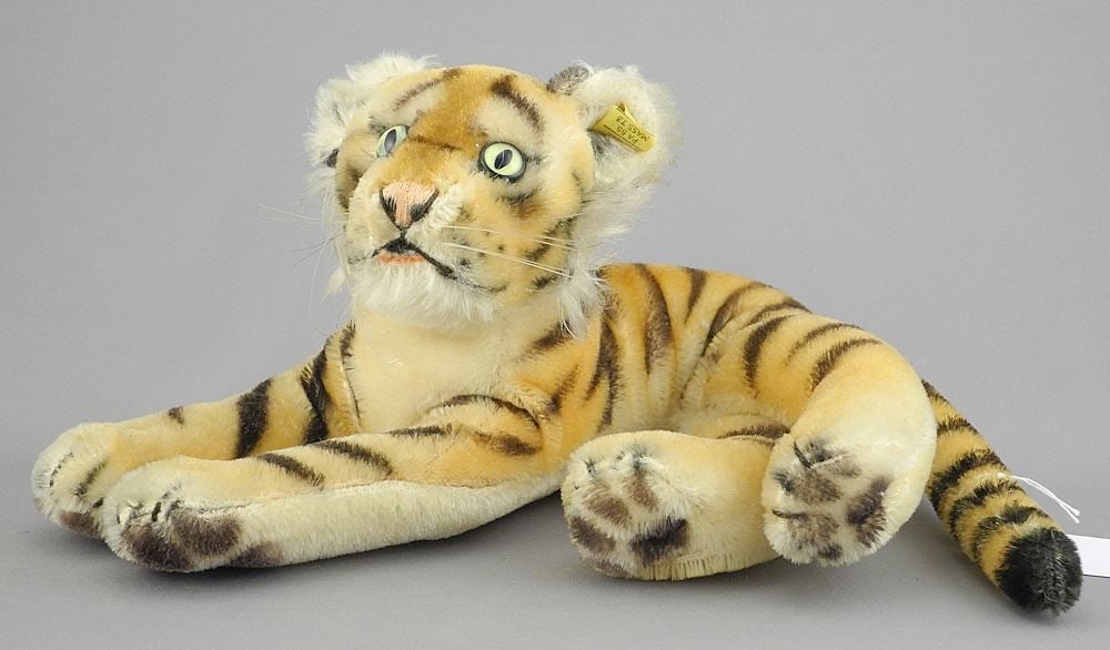 Steiff Tiger Cub, 10"w. (1 of 6)