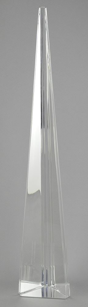 Baccarat Crystal Obelisk, 17 7/8"h. (1 of 4)