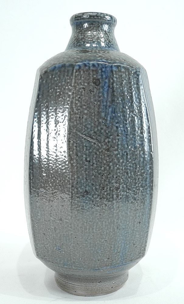 Stoneware Vase with Impressed Mark of Wayne Ngan, 10"h.: Stoneware Vase with Impressed Mark of Wayne Ngan, 10"h.
