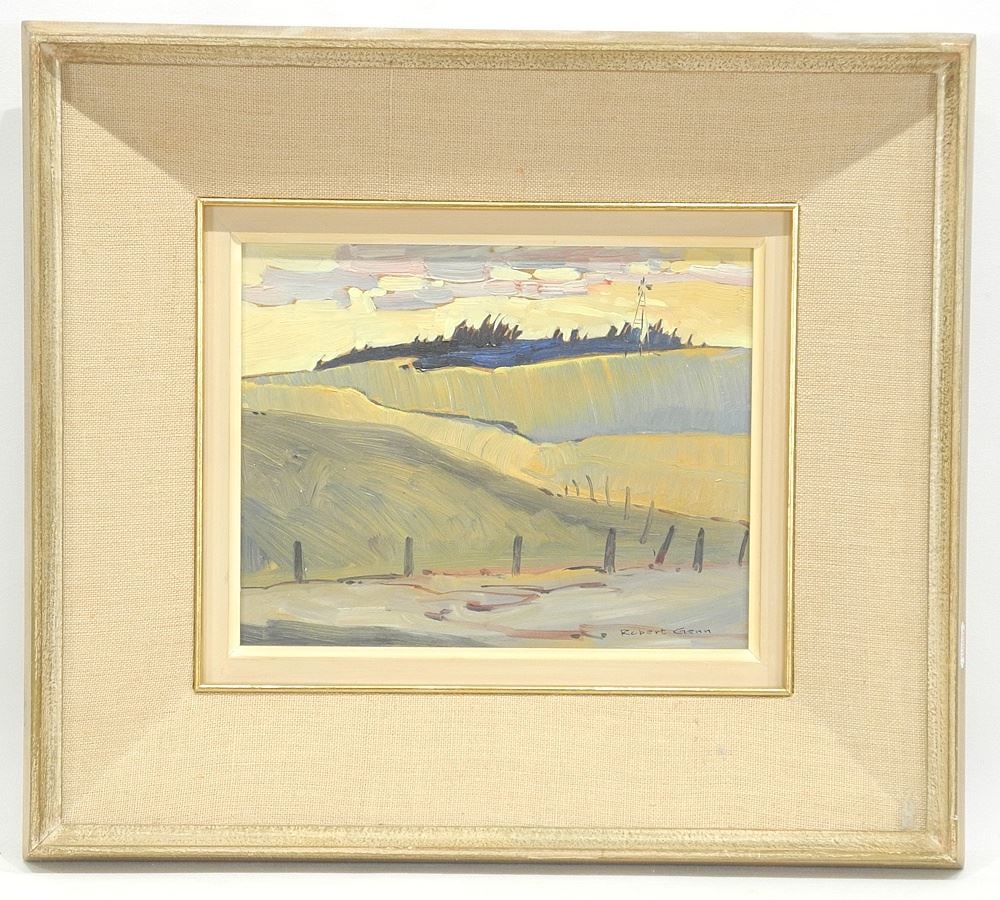 Oil on Board signed Robert Genn, 8 x 10", 1969, "Above Nicola". (1 of 5)