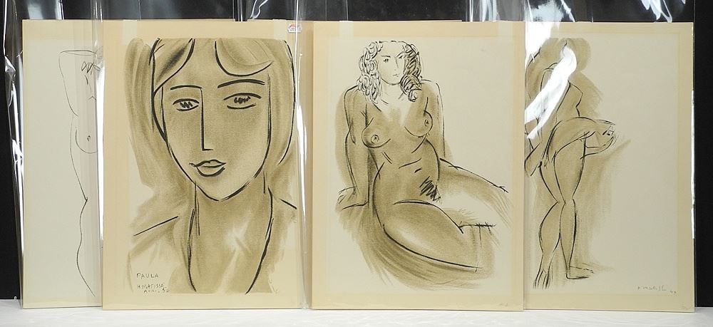 Henri Matisse (8) "Derriere Le Miroir" Lithographs, 16 3/4 x 12 1/4 (1 of 6)