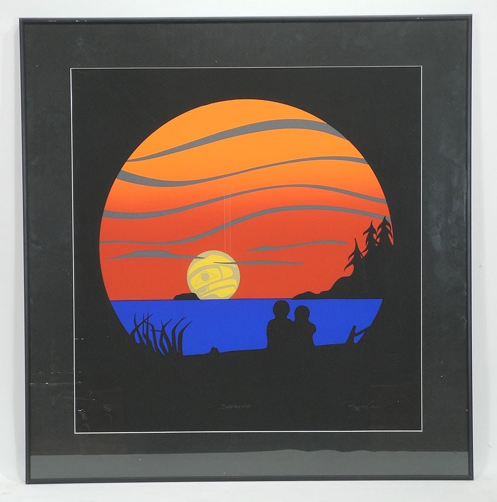 Serigraph signed Roy H. Vickers, 22 x 21", "Seebunse" #2/50.: Serigraph signed Roy H. Vickers, 22 x 21", "Seebunse" #2/50.
