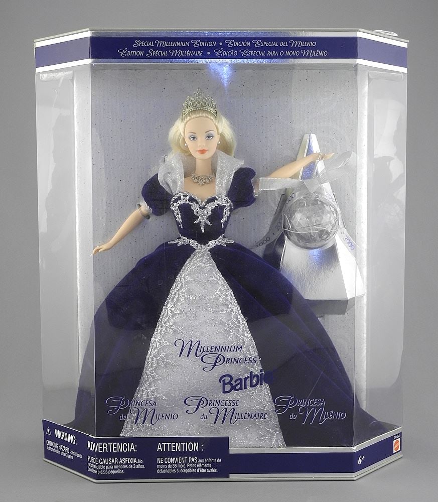 Mattel Millenium Princess Barbie in Original Box, 13 3/4"h. (1 of 2)
