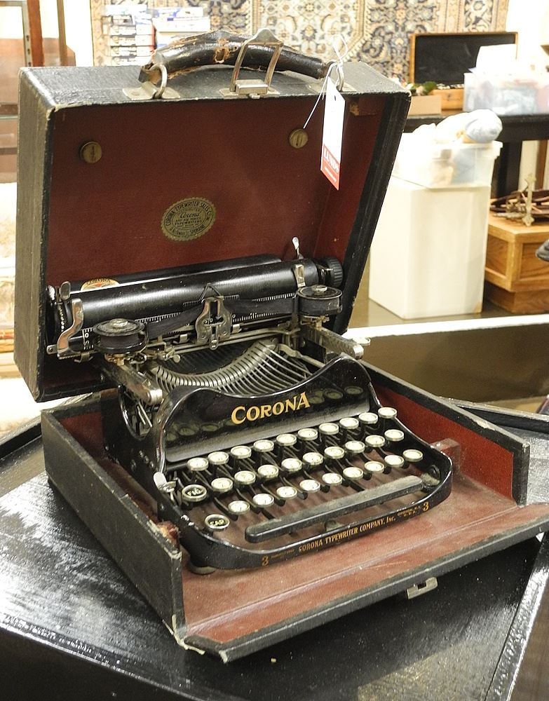 Corona Model 3 Foldable Typewriter, 11 1/2"w. (1 of 2)