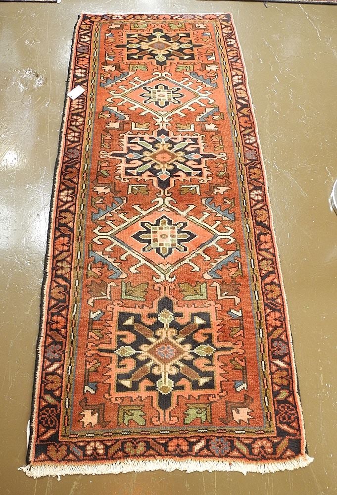 Hand Knotted Gharje Runner Approx. 2'7" x 6'9". (1 of 1)