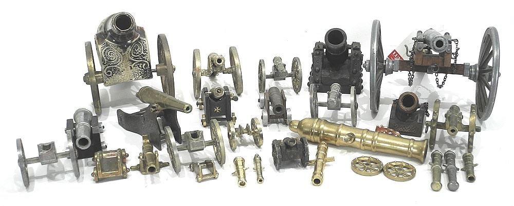 Collection of Model Cannons, 4 - 13 1/3"L. (1 of 4)