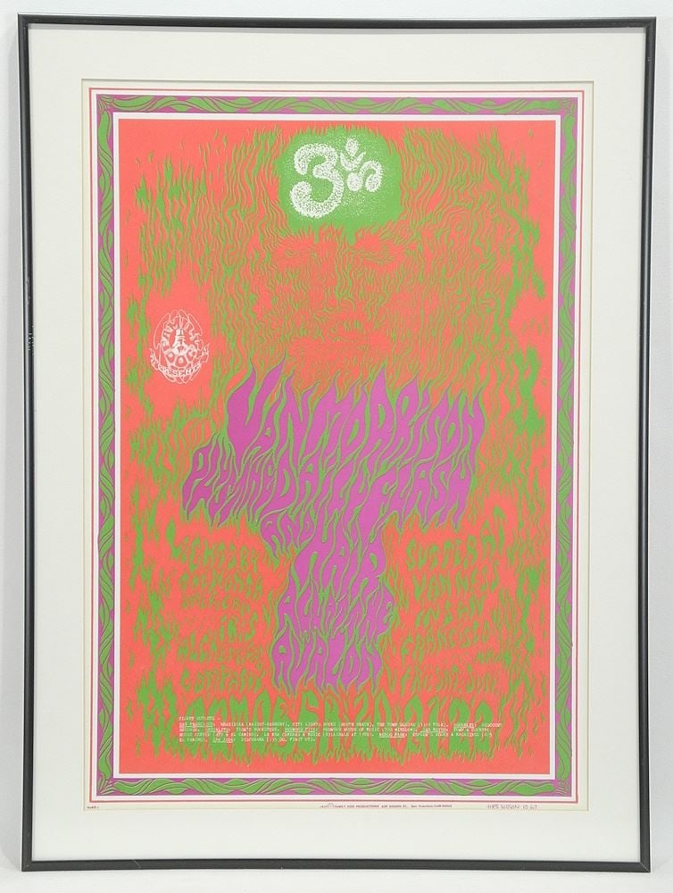 1967 Family Dog No.88-1 Poster: Van Morrison, 19 1/2 x 13 1/2". (1 of 3)