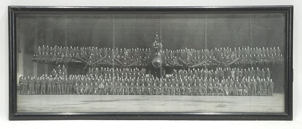 1943 Photograph "426 Squadron (Thunderbirds)", 5 1/4 x 14 1/4".: 1943 Photograph "426 Squadron (Thunderbirds)", 5 1/4 x 14 1/4".