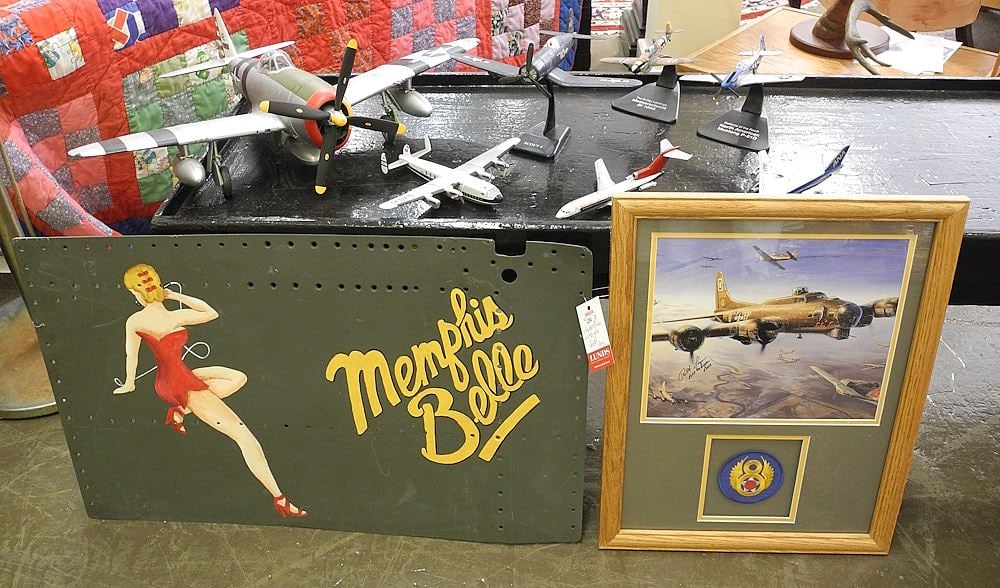 Collection of Model Planes & "Memphis Belle" Commemoratives. (1 of 2)
