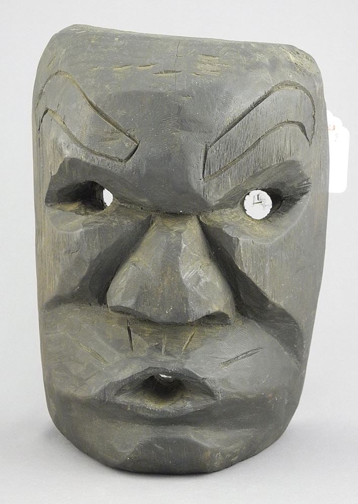 Northwest Coast Bukwus Mask, 7"h.: Northwest Coast Bukwus Mask, 7"h.