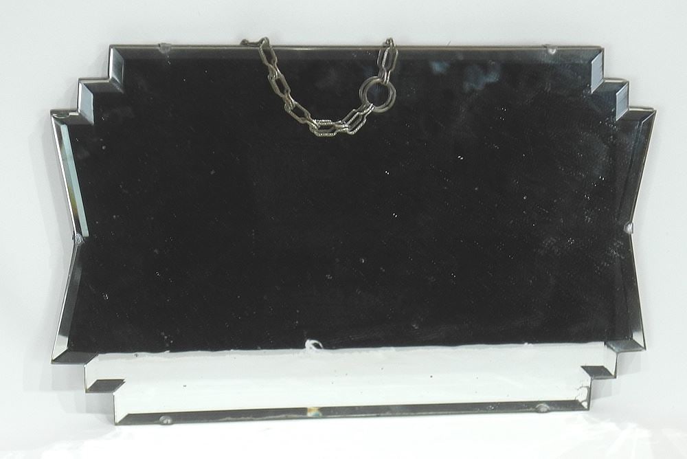 Art Deco Plate Glass Mirror, 21 1/8" (1 of 1)