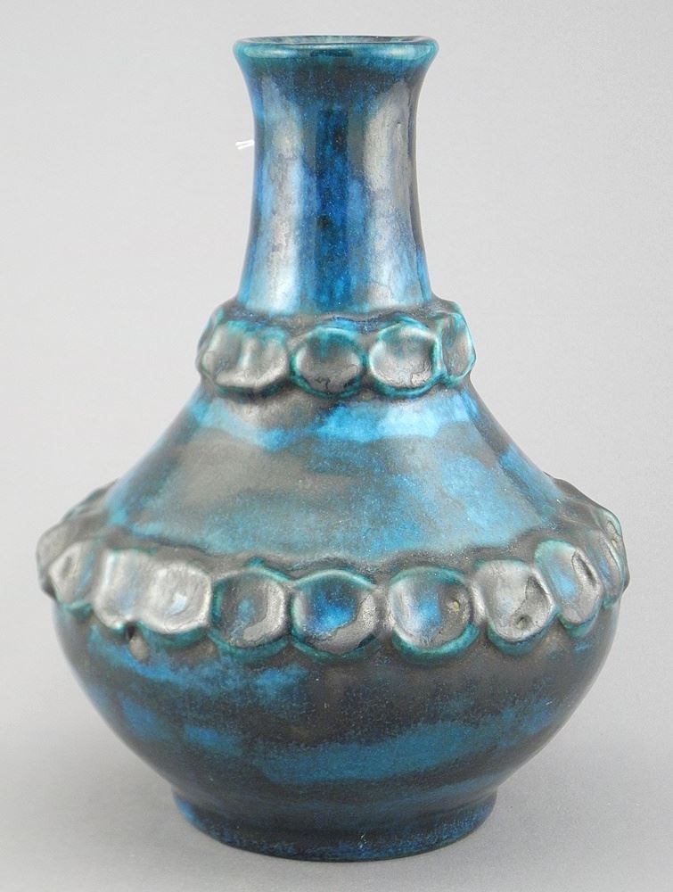 Walter Gerhards West German Pottery Vase, 1005/22, 8 5/8"h. (1 of 2)